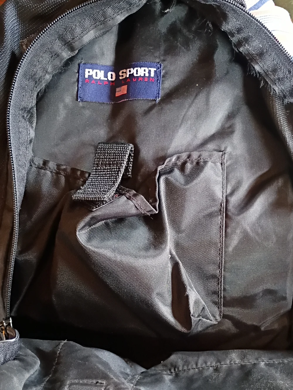 Vintage Polo Sport Backpack Black